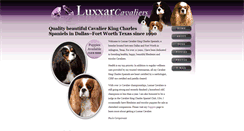 Desktop Screenshot of luxxarcavaliers.com